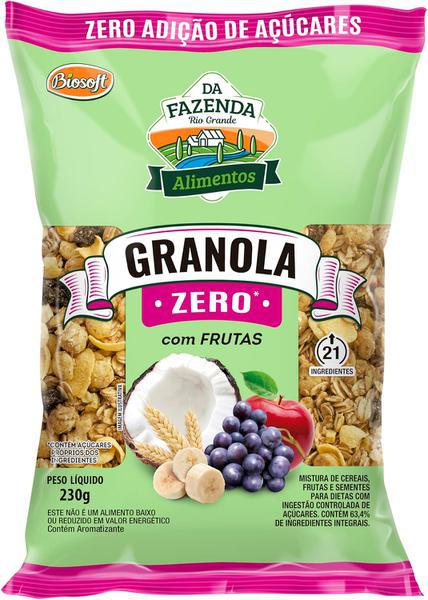 GRANOLA BIOSOFT FRUTAS ZERO 230G