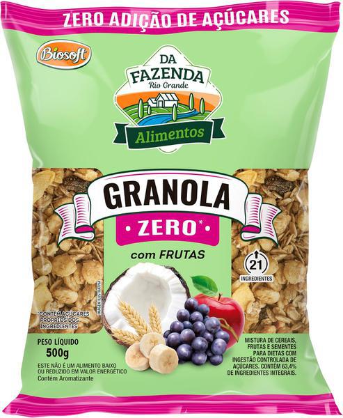 GRANOLA BIOSOFT FRUTAS ZERO 500G