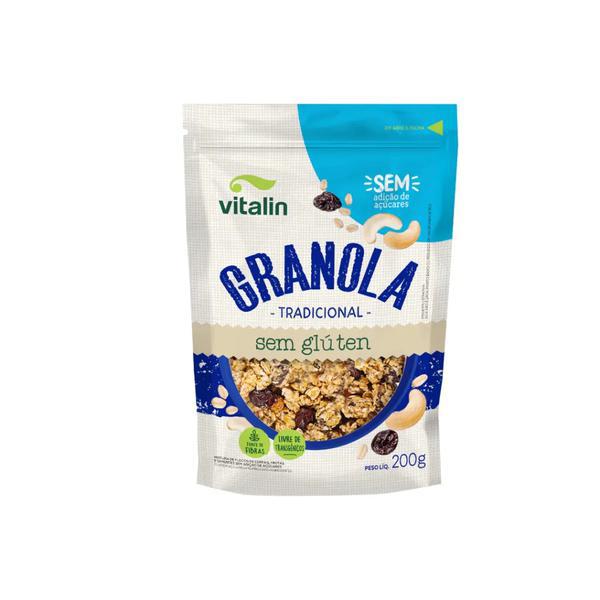GRANOLA TRADICIONAL S/ ACUCARES VITALIN 200G