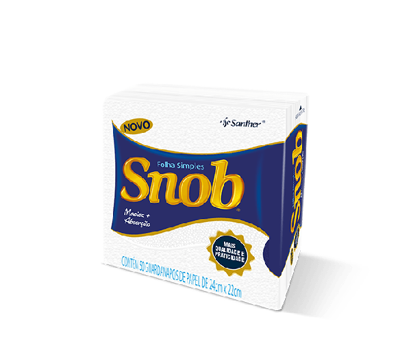 GUARDANAPO SNOB F.SIMPLES PQ 50UN