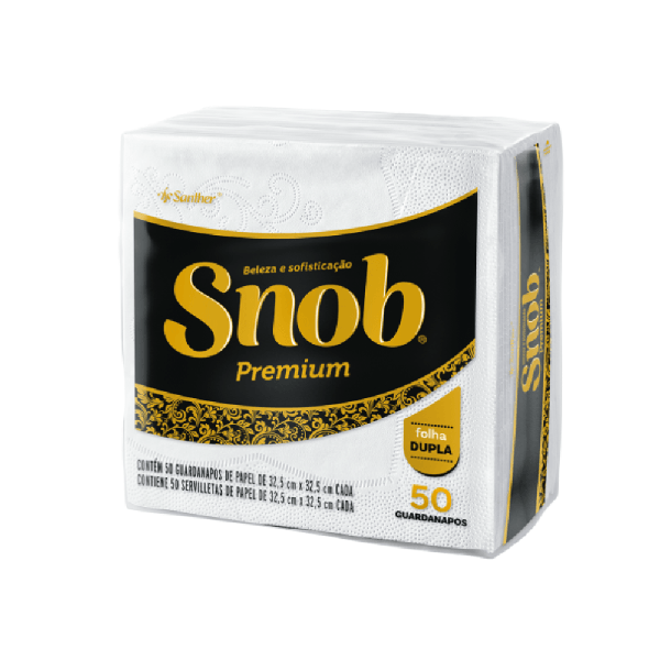 GUARDANAPO SNOB PREMIUM GD 50UN