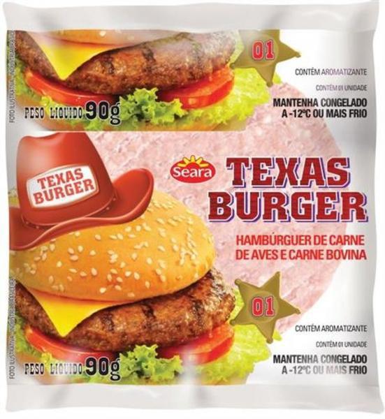 HAMB SEARA TEXAS BURGUER MISTO 90G
