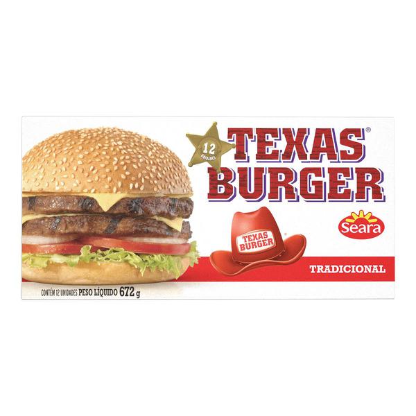 HAMB SEARA TEXAS BURGUER MISTO CX 672G