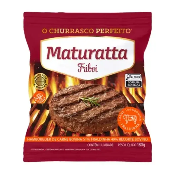 HAMBURGUER BOV FRALDA MATURATTA 180G