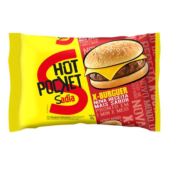 HOT POCKET SADIA X BURGUER 145G
