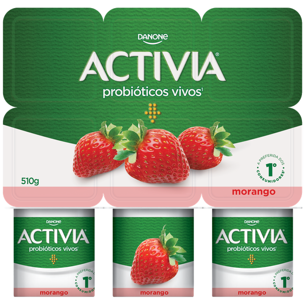 IOG ACTIVIA POLPA BDJ MORANGO 800G