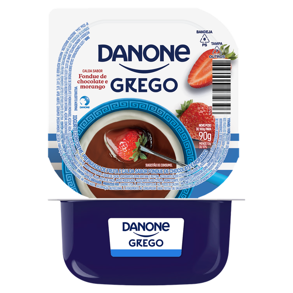 IOG DANONE GREGO CHOCOLATE C MORANGO 90G