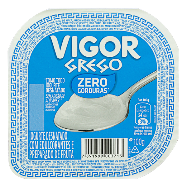 IOG VIGOR GREGO ZERO TRADICIONAL  90G