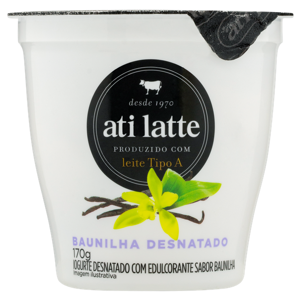 IOGURTE ATILATTE BAUNILHA DESNATADO 170G