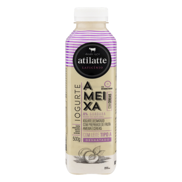 IOGURTE ATILATTE DESNATADO AMEIXA COM CHIA 500G