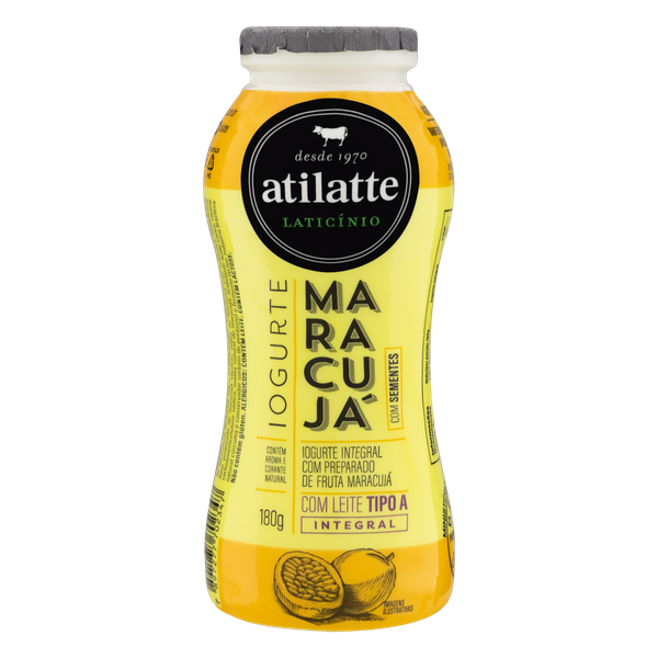 IOGURTE ATILATTE INTEGRAL MARACUJA 180G