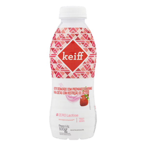 KEFIR REGGULA DESNATADO MORANGO FRASCO 500G
