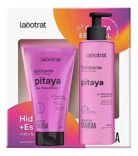 KIT ESFOLIANTE E HIDRATANTE FACE E CORPO LABOTRAT CEREJA