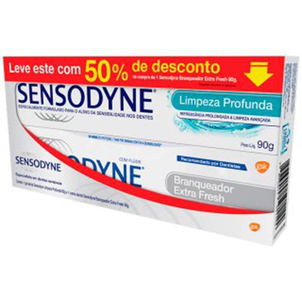 KIT LIMP PROF+BRANQ EXTRA FRESH 50% DESC 2 SENSODYNE