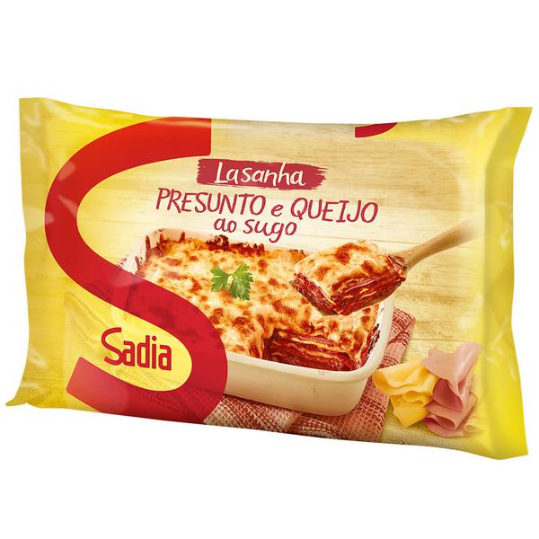 LASANHA SADIA PRES QUEIJO AO SUGO 600G