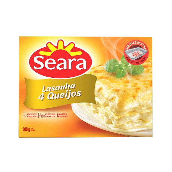LASANHA SEARA QUATRO QUEIJOS 600G
