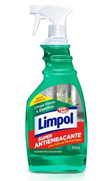 LIMP VIDRO LIMPOL ANTIEMBACAN 500ML