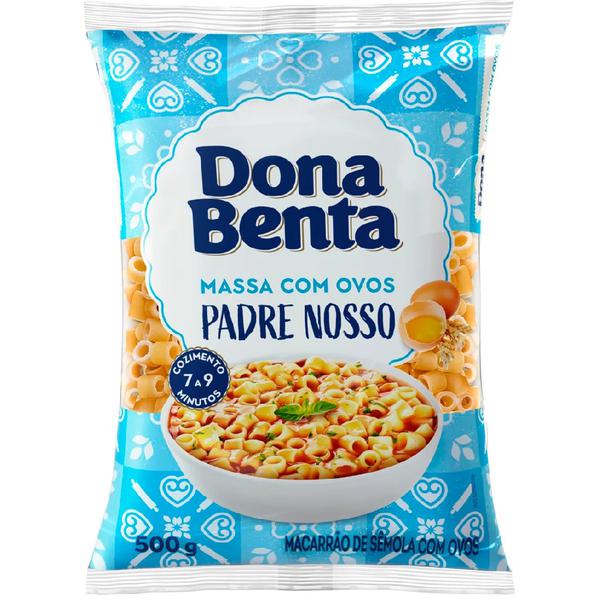 MACARRAO DONA BENTA PADRE NOSSO OVOS 500G