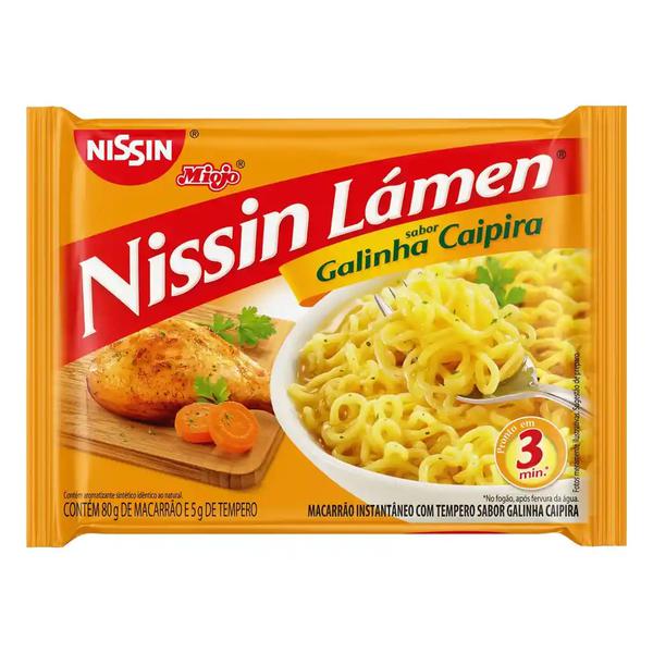 MACARRAO INSTA GALINHA CAIPIRA  NISSIN 85G
