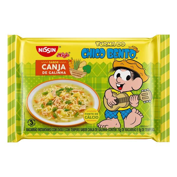 MACARRAO INSTA T DA MONICA CANJA DE GALINHA NISSIN 75G