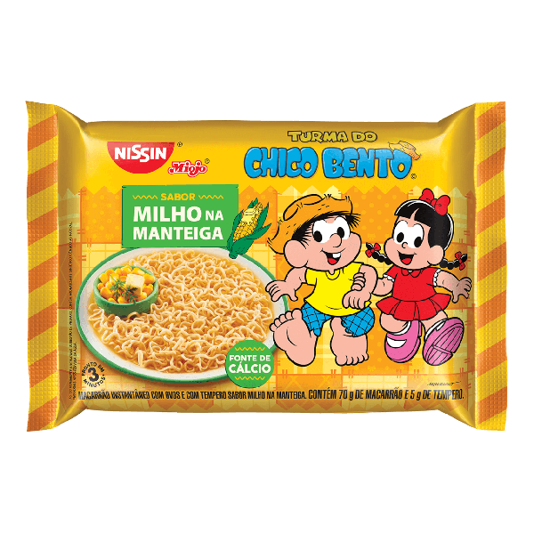MACARRAO INSTA T DA MONICA MILHO NA MANTEIGA NISSIN 75G