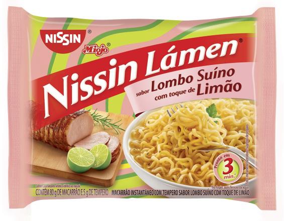 MACARRAO INSTANTANEO LOMBO SUINO TOQ DE LIMAO NISSIN 85G