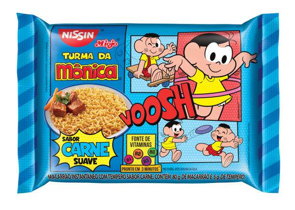MACARRAO INSTANTANEO T DA MONICA CARNE NISSIN 85G