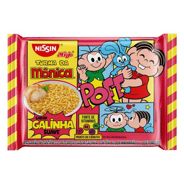 MACARRAO INSTANTANEO T DA MONICA GALINHA NISSIN 85G