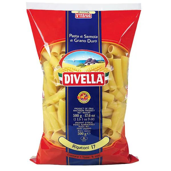 MACARRAO IT DIVELLA 017 RIGATONE 500G
