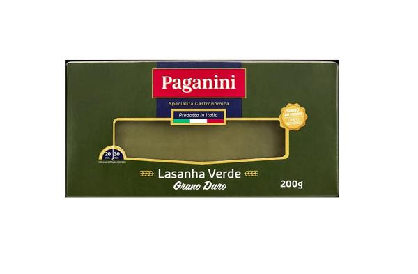 MACARRAO PAGANINI LASAGNA VERDE 200G