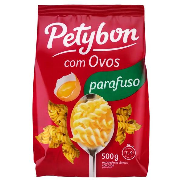 MACARRAO PETYBON PARAFUSO OVOS 500G
