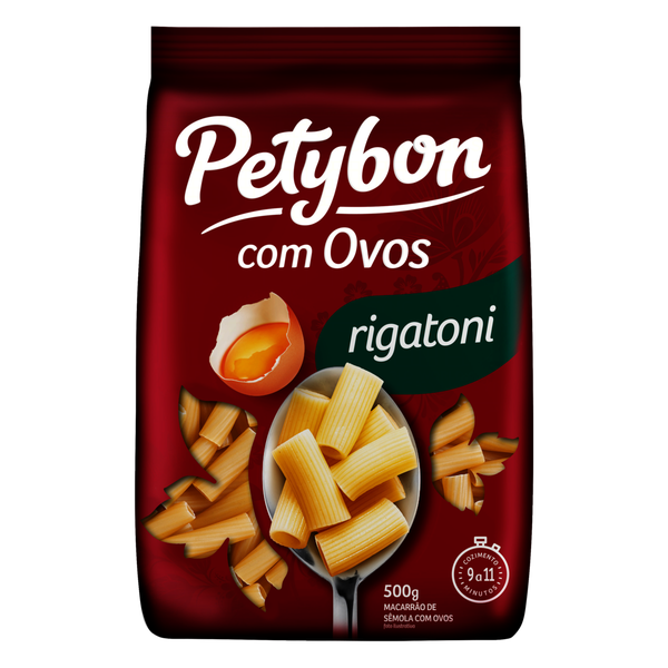 MACARRAO PETYBON RIGATONI OVOS 500G