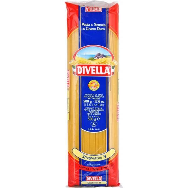MACARRAO SPAGHETTINI DIVELLA N 9 500G