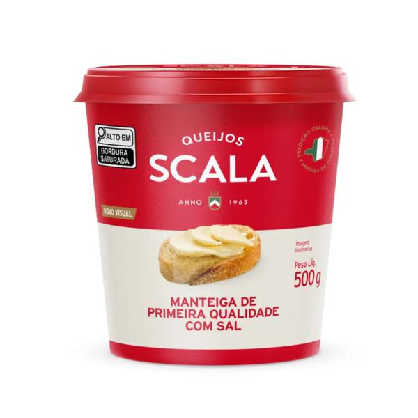 MANTEIGA C SAL SCALA POTE 500G