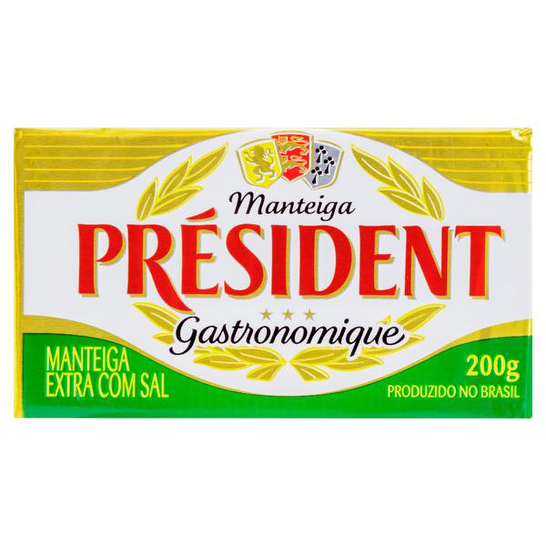 MANTEIGA TAB PRESIDENT C SAL 200G