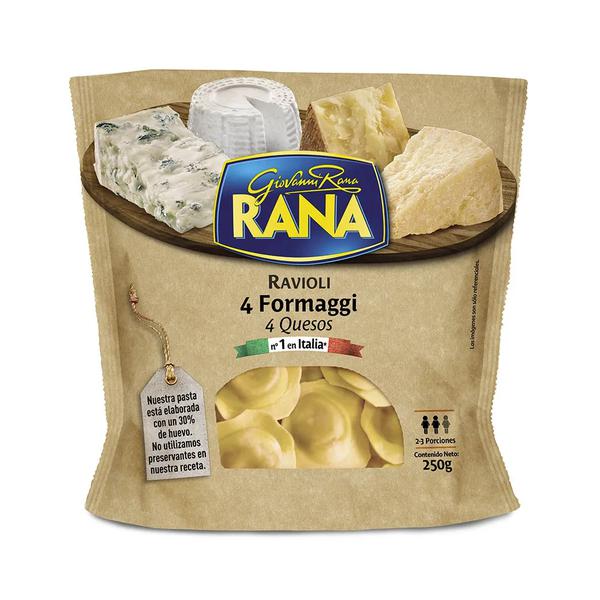 MASSA FRESCA RAVIOLI RANA FORMAGGI 250G