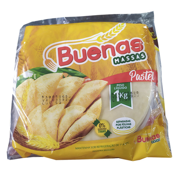 MASSA PASTEL BUENAS MASSAS REDONDA 1KG
