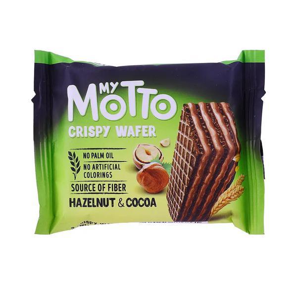 MINI WAFER MY MOTTO HAZELNUT & COCOA 30G