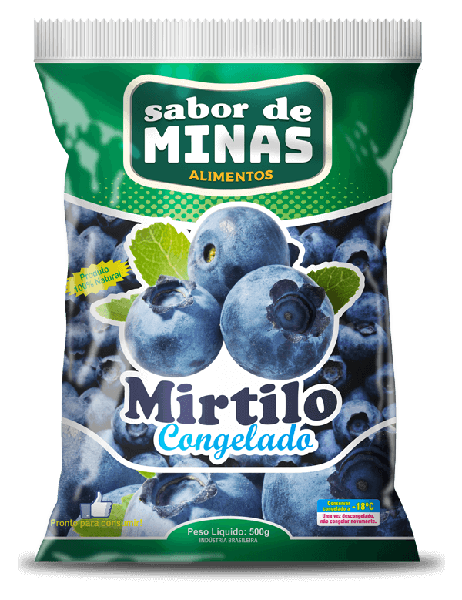 MIRTILO SABOR DE MINAS CONGELADO 500G