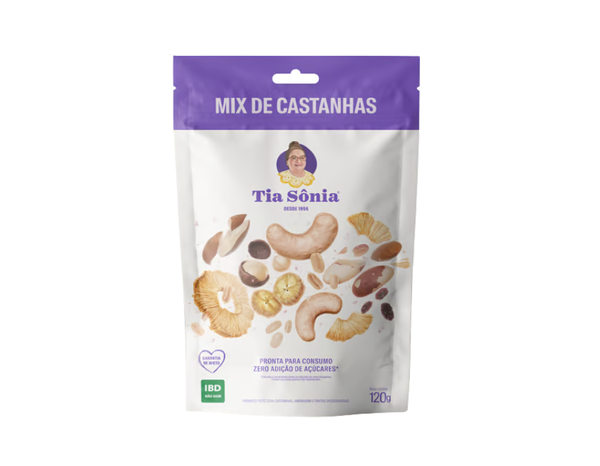 MIX DE CASTANHAS TIA SONIA SCH 120G