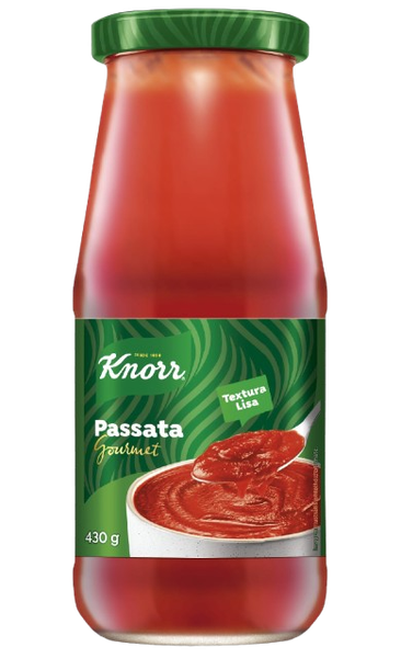 MOLHO DE TOMATE KNORR PASSATA GOURMET VD 430G