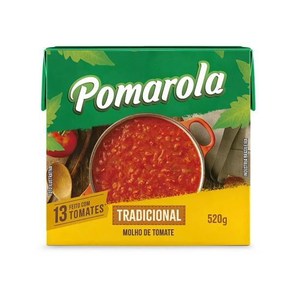 MOLHO DE TOMATE POMAROLA TRAD 520G
