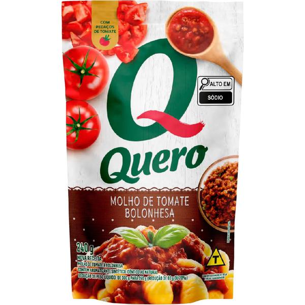 MOLHO DE TOMATE QUERO BOLONHESA SC 240G