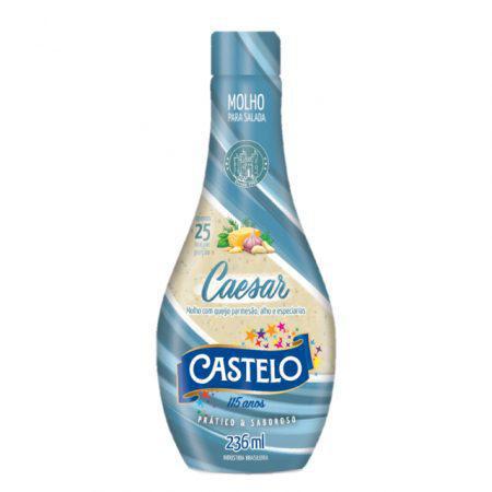 MOLHO P/ SALADA CASTELO CAESAR 236ML