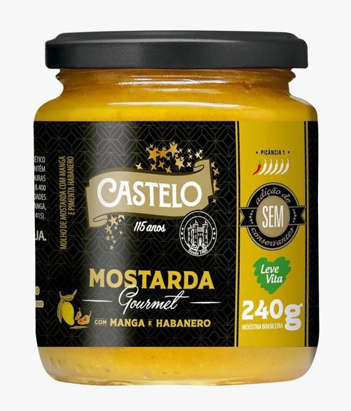 MOSTARDA GOURMET CASTELO MANGA E HABANERO 240G