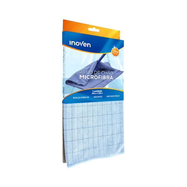PANO MICROFIBRA INOVEN AZUL 49X59 1UN