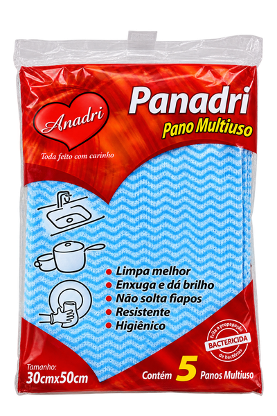 PANOS MULTIUSO PANADRI C/5UN 30CM X 50CMG