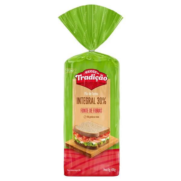 PAO DE FORMA TRADICAO INTEGRAL 400G