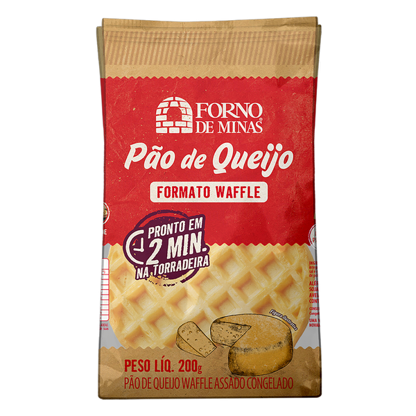 PAO DE QUEIJO FORNO DE MINAS WAFFLE 200G