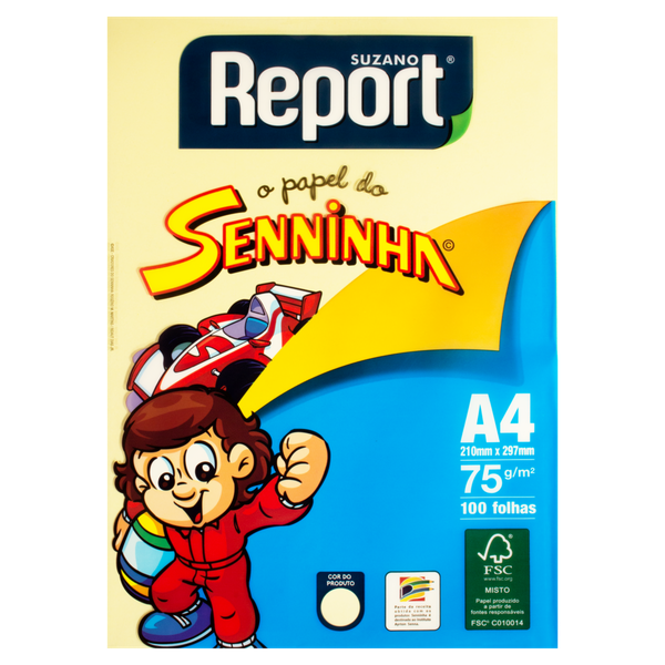 PAPEL REPORT SENINHA AM A4